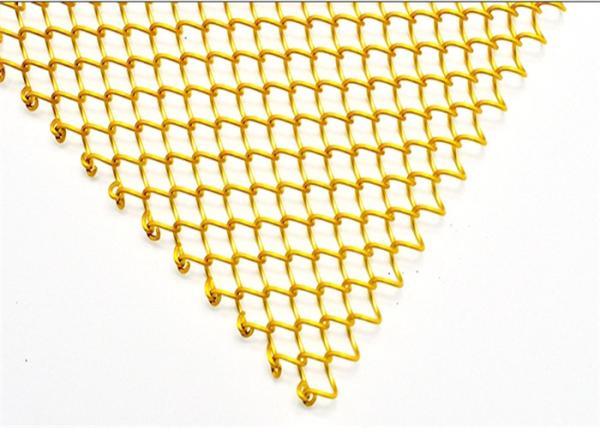 Anodic Oxidation Metal Coil Drapery/ Metal mesh shower curtain