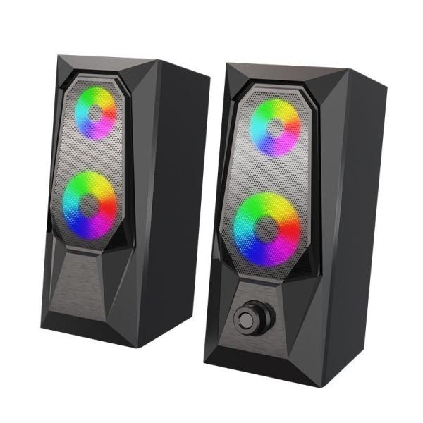 Сабвуферы небольшого аудио супер тома ноутбука USB диктора компьютера игры RGB настольные