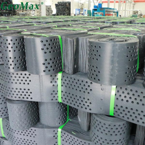 Black HDPE Geocell 200mm Height 445mm Welding Space For Retaining Walls River Walls Gabion Replacement Vegetated Wall