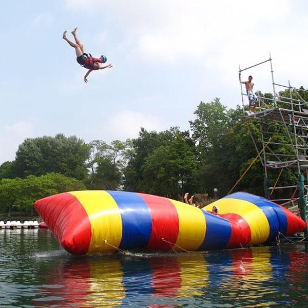 Customized Size Inflatable Water Toys Water Blob Inflatable Jump Pillow Catapult OEM