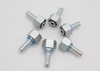 Connecteur à haute pression en acier de tuyau, femelle métrique 24 joints circulaires de cône de degré