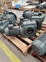 Eixo helicoidal da cavidade do motor elétrico de redutor de velocidade da caixa de engrenagens do ângulo direito de engrenagem cônica da série de K