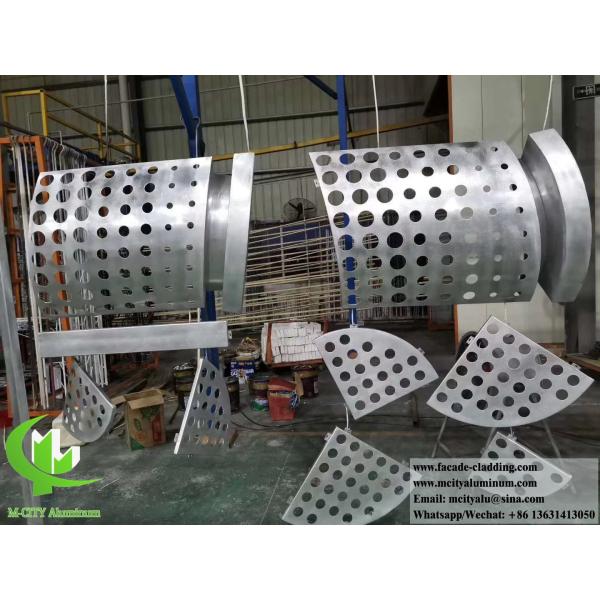 Panneau massif en aluminium pour revêtements muraux extérieurs ignifuges