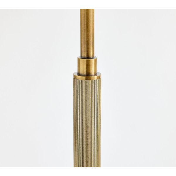 Brass Material Adjustable Height Floor Lamp with Warm White 3500K LED for Living Room Bedroom