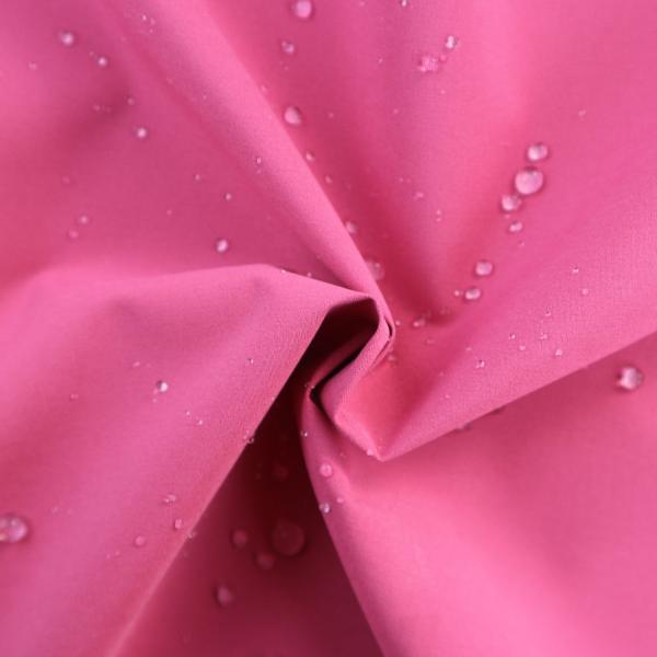 86%polyester 14%spandex fabric (30+20)*(30+20) 158*116 88gsm waterproof fabric pink color for trousers