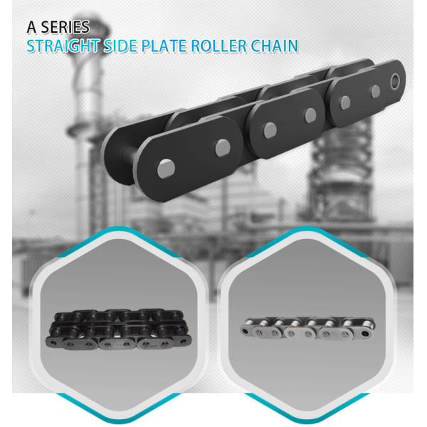 Motorcycle Double Pitch Roller Chain Conveyor 083 084 Wearproof