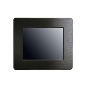 Casa de metal resistente 8 polegadas 8,4 polegadas LCD de alto brilho Resistivo touch screen display VGA DVI AV HDMI USB monitor