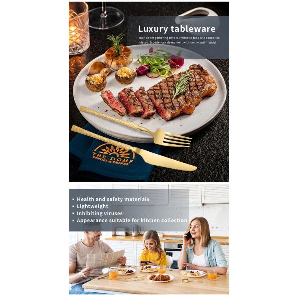 Нержавеющая сталь столовые приборы набор 20 штук маленький талия Модель молотка Нержавеющая сталь Западные столовые приборы подарочная коробка