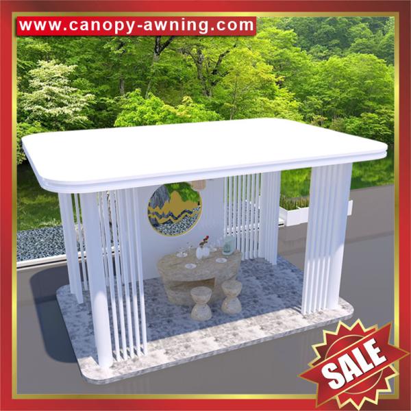Outdoor garden park alu Aluminium aluminum glass gazebo pavilion rain sun canopy shed cabin sunroom sun house for sale