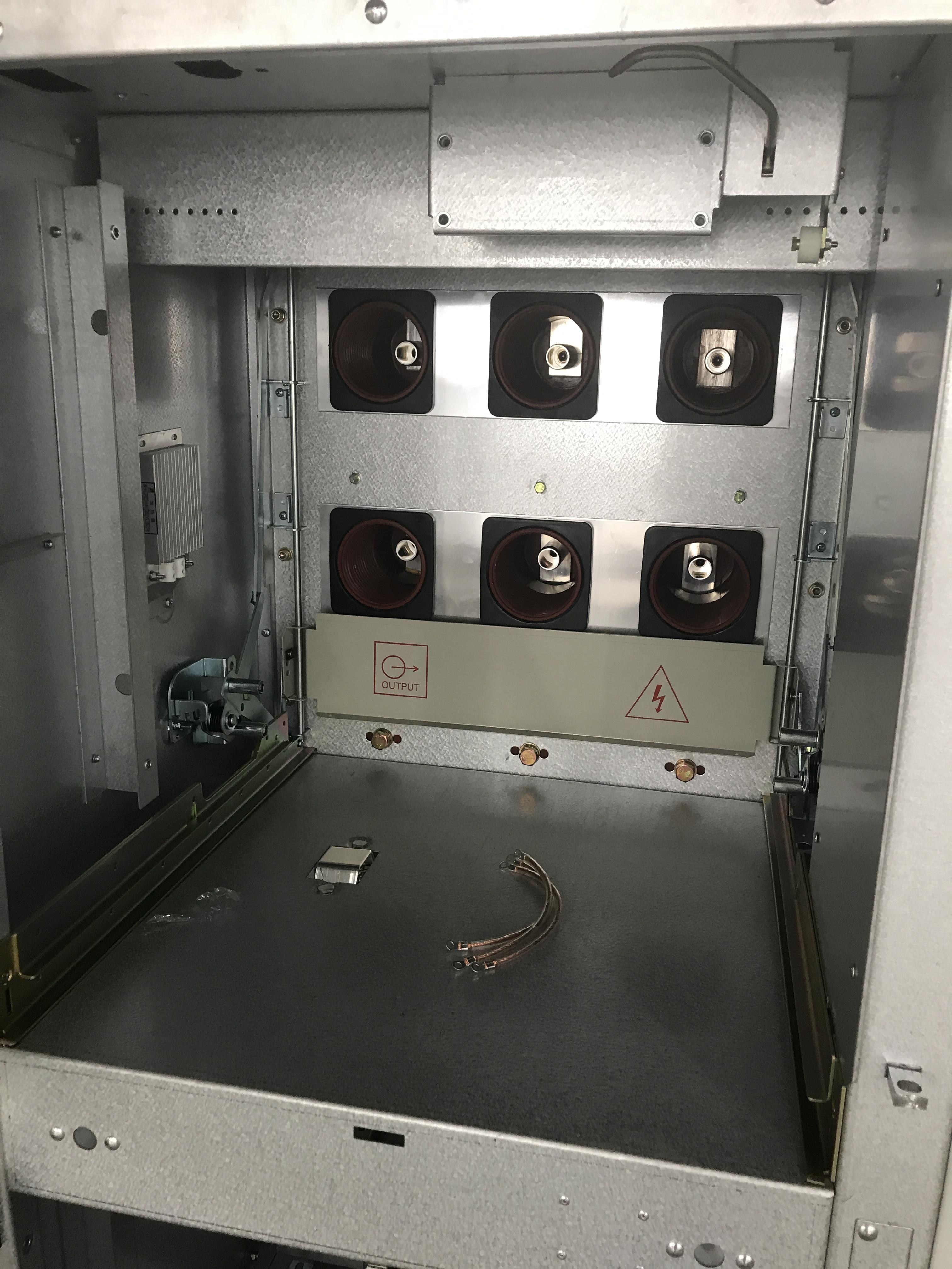 High Voltage 1250A Red Copper Fixed Contact , VCB Copper Static Contact