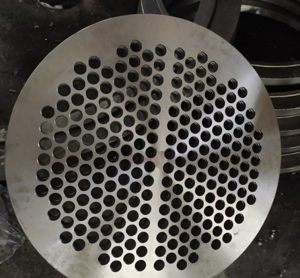 Stainless Steel Tube Sheet Flange Large Diameter 304 Evaporator Forged Condenser Tube Sheet Carbon Steel Stainless Steel