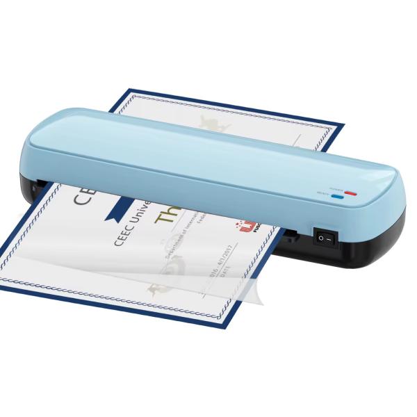 Fast Warm Up 2 Rollers Desktop Laminator Machine A4 Paper Laminating Machine 250mm/Min