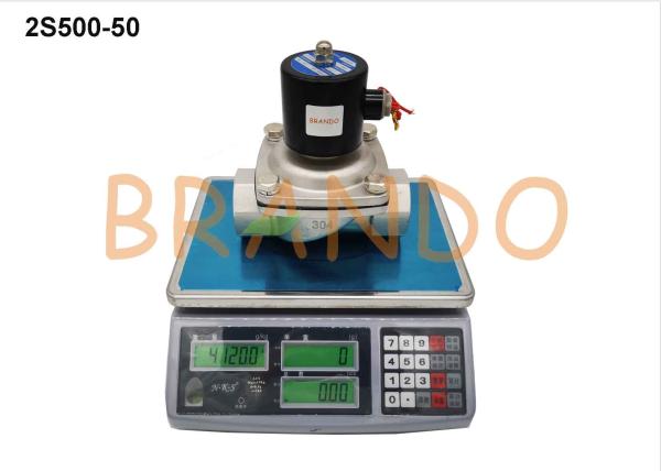 G2'' SS Two Ways Electric Water Solenoid Valve DC12V DC24V AC24V AC110V