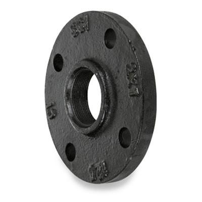 Tubo de flange com rosca de encaixe de ferro fundido cinza