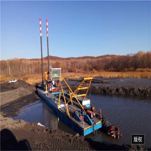 Small Diesel Cutter Suction River Sand Dredger 10m Depth with 1 Stage Cutter Head
