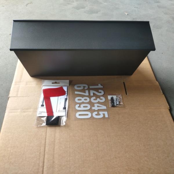 Apartment Outdoor Package and Newspaper Storage Box with Customizable Logo and Red Flag
