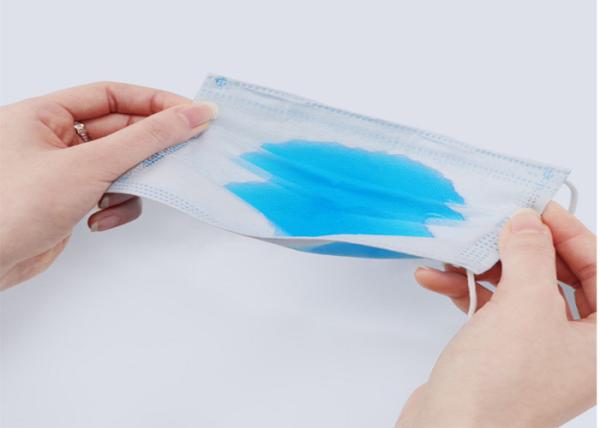 Three Layers Disposable Face Mask / Disposable Mouth Mask Social Distance Protection