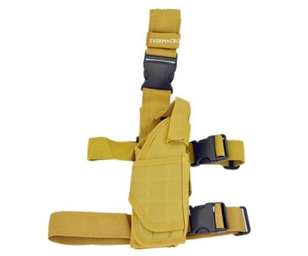 Puttee Thigh Concealed Carry Holsters For Women , Army Gun Holster