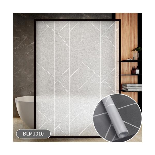 Privacy Static Cling Self Adhesive Film Modern Design Style for Heat Blocking and Stained Glass Look