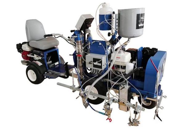 98:2 two components spraying pavement line marking machine