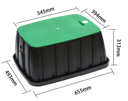 Сверхмощный счетчик воды расквартировывая HDPE коробки водоустойчивый для подземный измерять
