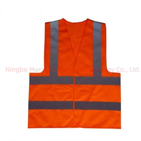 Poliéster Route Administration Vestido Refletor de Segurança Com Logotipo E Função Impermeável