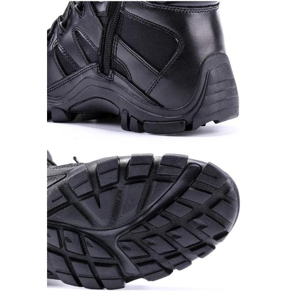 высокий верхний черный водонепроницаемый боевые ботинки для походов обувь для тренировок тактические ботинки