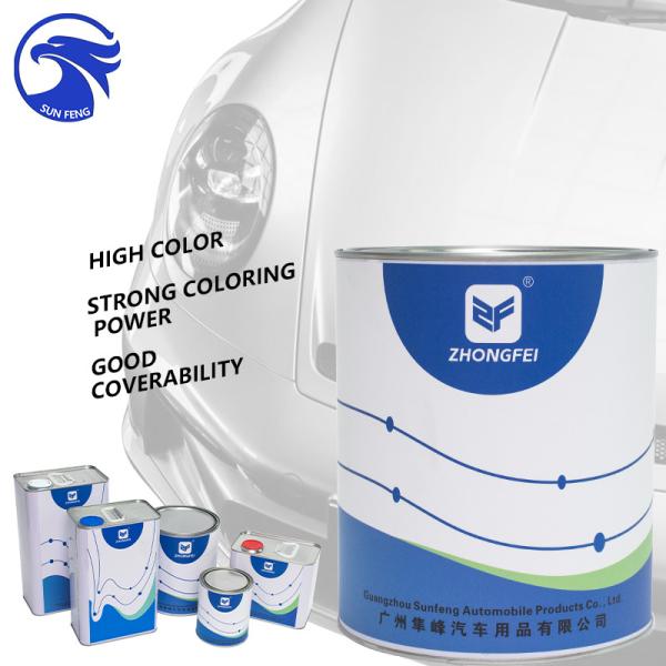 Precision Automotive Refinish Paint High Coverage Medium Coarse Silver Liquid Coating