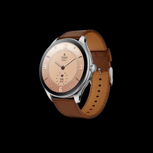SK42 Montre Connectée Ultra Fine Appel BT Lecteur de Musique Écran Amoled