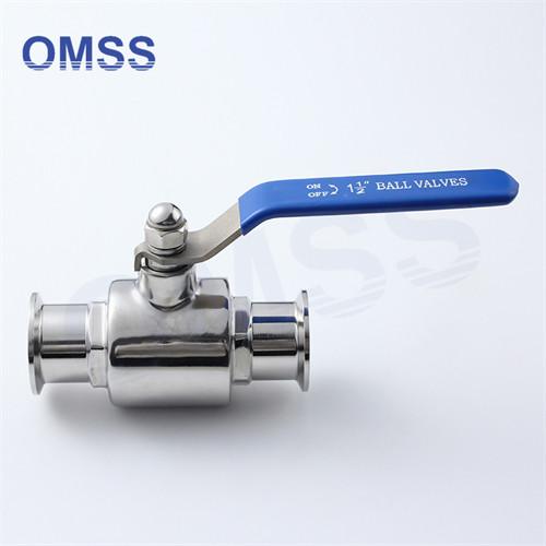 1/2-12 Ball Sanitary Valve Clamped Stainless Steel Ball Npt Valve For Beverage