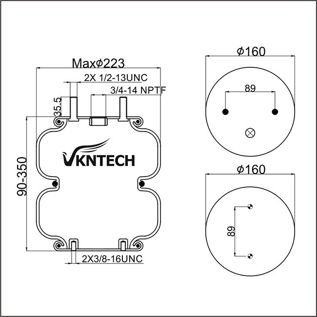 Весна воздуха Firestone RIDEWELL 1003586817C варочного мешка W01-358-6817 всеобщая