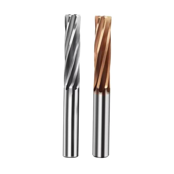 Reamer de carburo sólido 45-65HRC Cortador de fresado CNC de alta precisión