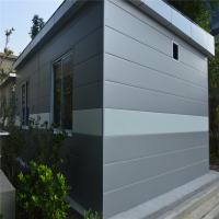 Casas claras da casa de campo da armação de aço de IAF 1.0mm com porta do obturador