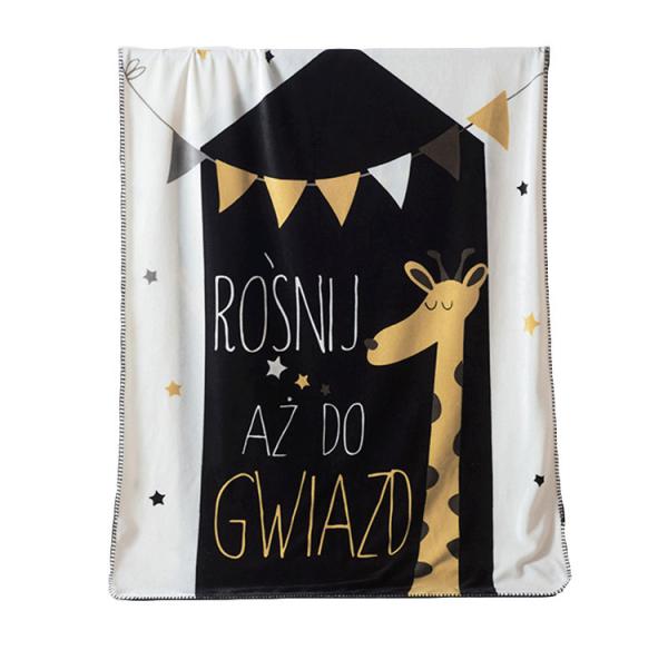 Teens Velvet Fleece Blanket 30x40 Breathable Giraffe Print Fleece Blanket