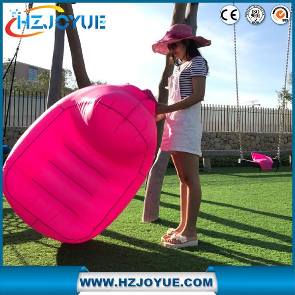 New Design OEM Logo Fast inflatable lounger sofa Sleeping air lounge sofa  hangout laybag.air chair