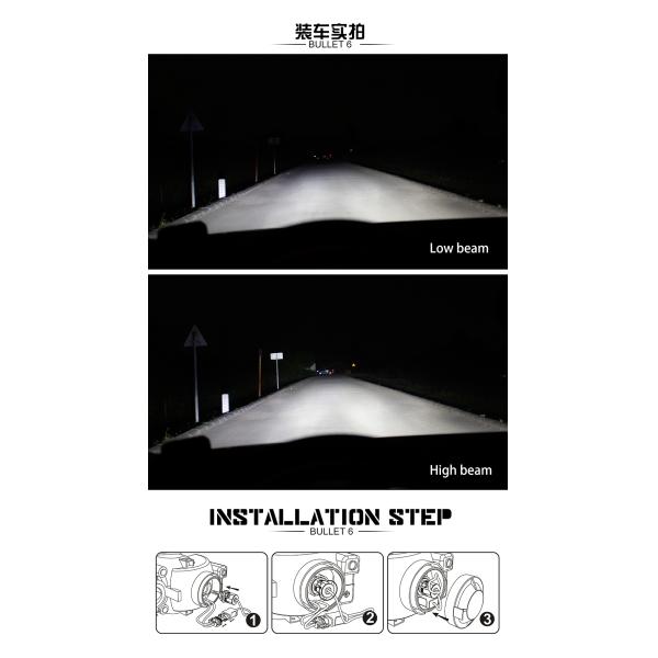 Super Brightness Universal B6 Headlights h1 h4 h13 h11 / Automotive Light Bulbs