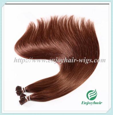 Pre-Bonded Hair 10-28 100s/pack 33# color Straight Human Hair hair extension malaysian