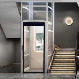 Elevador de poupança de espaço MRL com 0 M de profundidade de poço 4,7 kW Motor