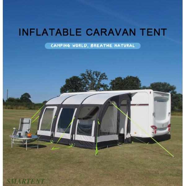 Шатер тента стороны автомобиля Rw каравана воздуха серого цвета 300D Оксфорда тента стороны крыши автомобиля 390X250X240CM