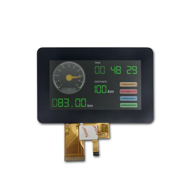1024x600 TFT LCD Touch Screen Display 7 Inch 800cd/M2 Brightness