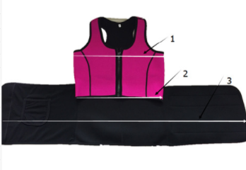 Sweat Sauna Gym Waist Trainer Corset Vest 80% Neoprene 20% Nylon