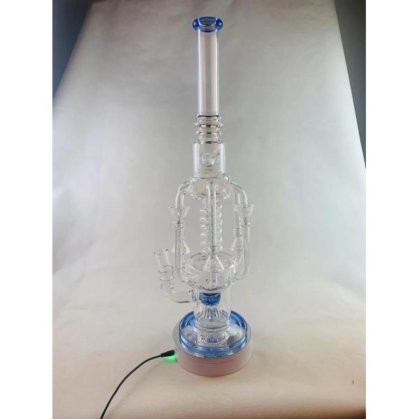 9mm Thickness Glass Water Bongs Beaker Heavy Blown 13.5 Inches