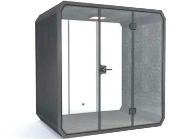 Large Office Phone Booth Pods Soundproof with Aluminum Structure