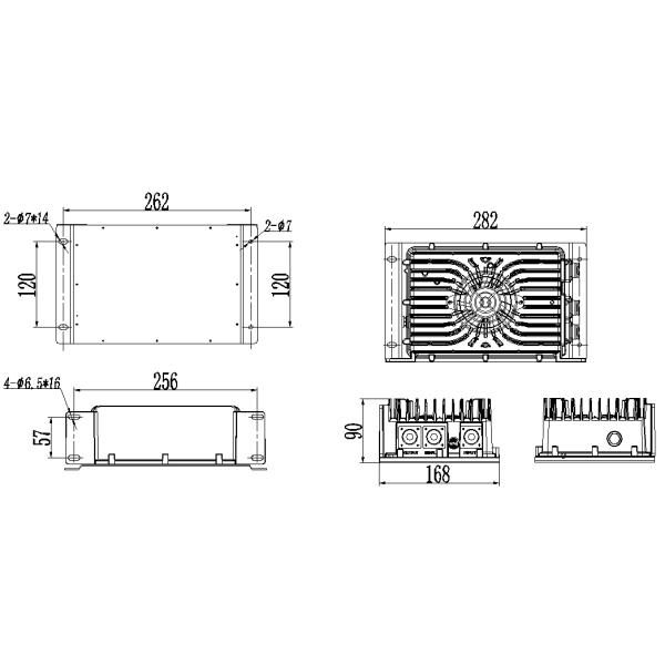 Заряжатель батареи 1.8KW 35A 66V EV для тележек гольфа