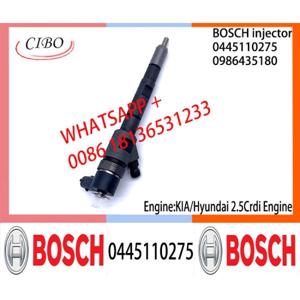 Инжектор топлива 0445110274 0986435180 33800-2A100 injetor 0445110275 BOSCH общий 33800-2A110 для KIA/HYUNDAI 2.5CRDi