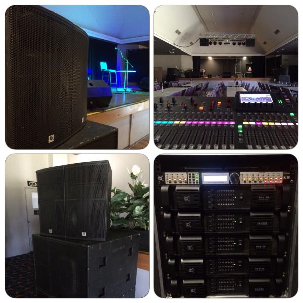 Outside Waterproof  Passive Pa System For Band , PA Loudspeaker System