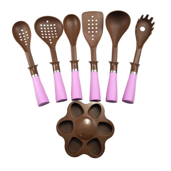 Home Kitchen Nylon Kitchen Tool Set Non-stick Cookware Set with ISO9001 Attestation