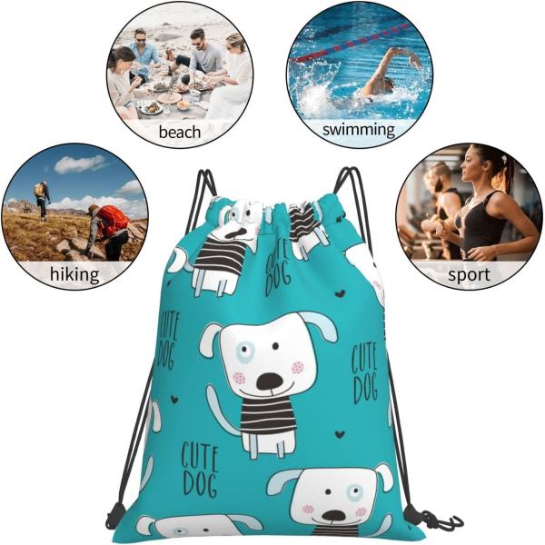 Водоустойчивые и облегченные сумки Drawstring рюкзака Drawstring для детей
