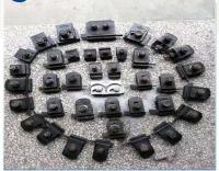 O tipo da perfuração forjou o auto flexível de aço que trava Crane Rail Clips