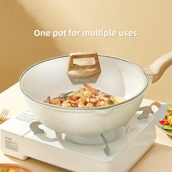 Custom Pots And Pans Maifan Stone Non-stick Coating Nonstick Kitchen Ware Cookware Sets Aluminum Cooking Pots Sets